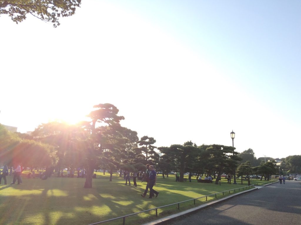 Imperial palace garden