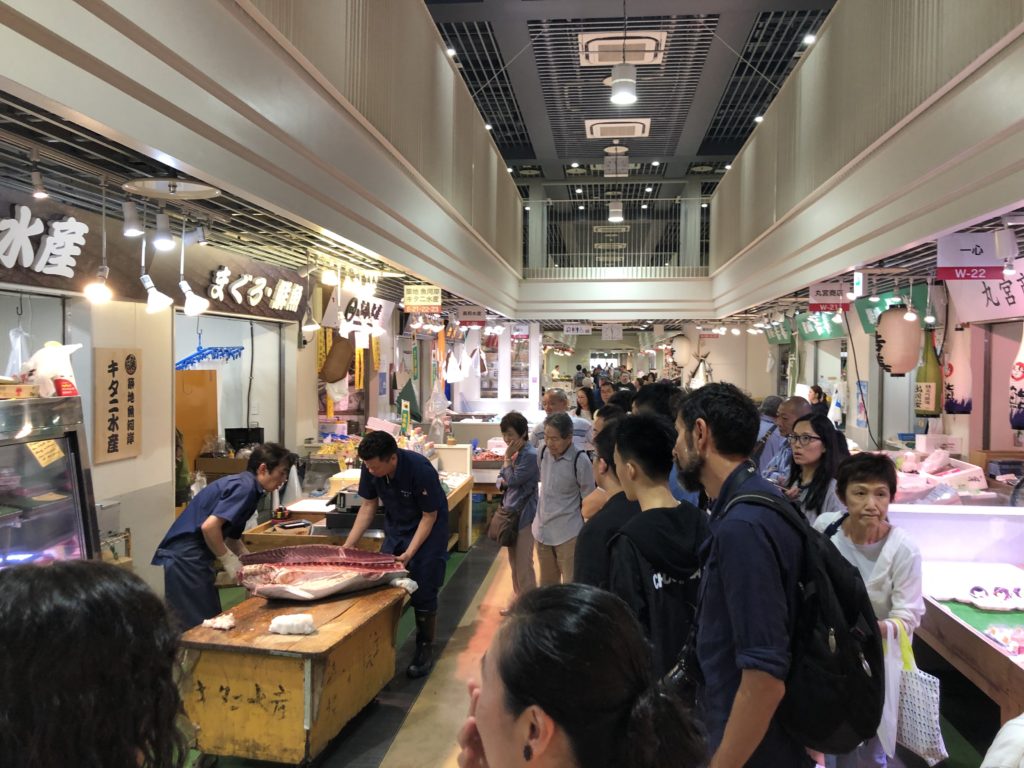 Tsukiji market Uogashi