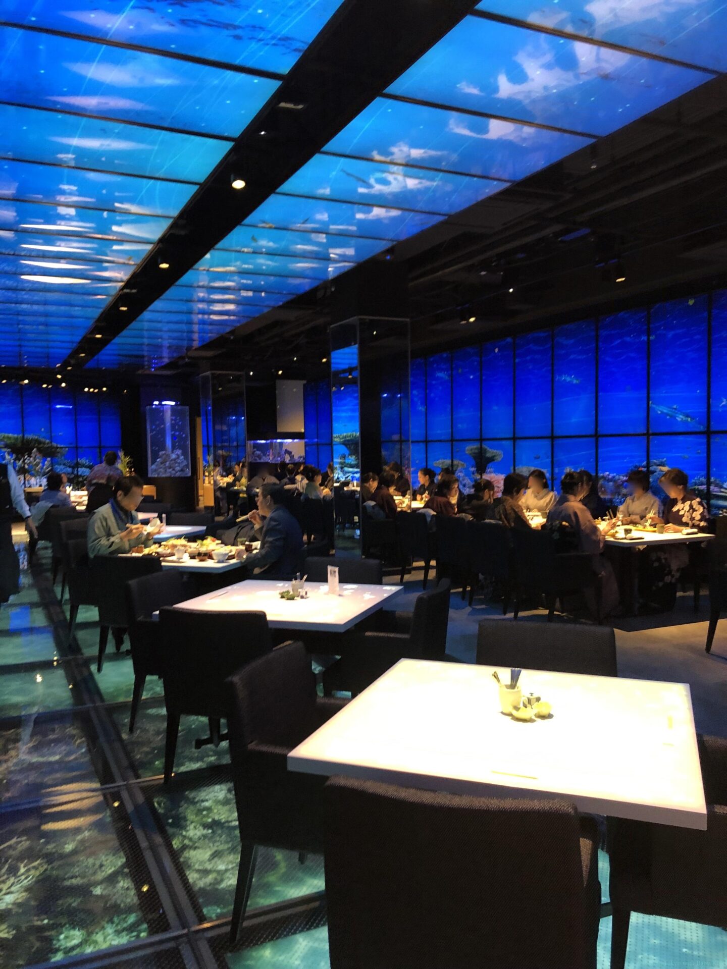 Digital art restaurant in Tsukiji