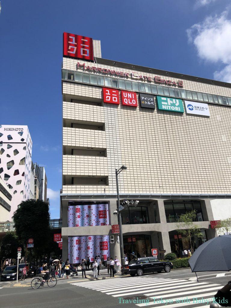 Uniqlo flagship store in Ginza Tokyo is enormous