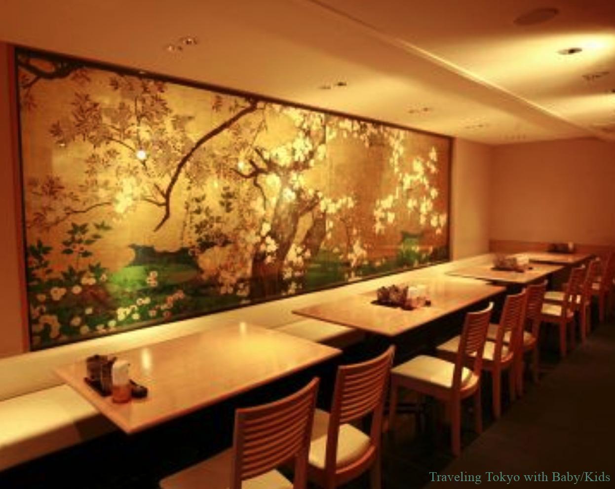 Where is good place for lunch with baby / kids in GINZA, Tokyo